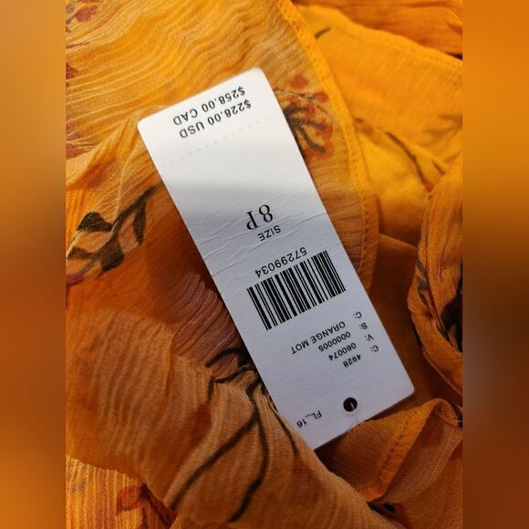 Anthropologie Guapa ‘Pamela' Midi Halter Floral Dress size 8P - Picture 4 of 7